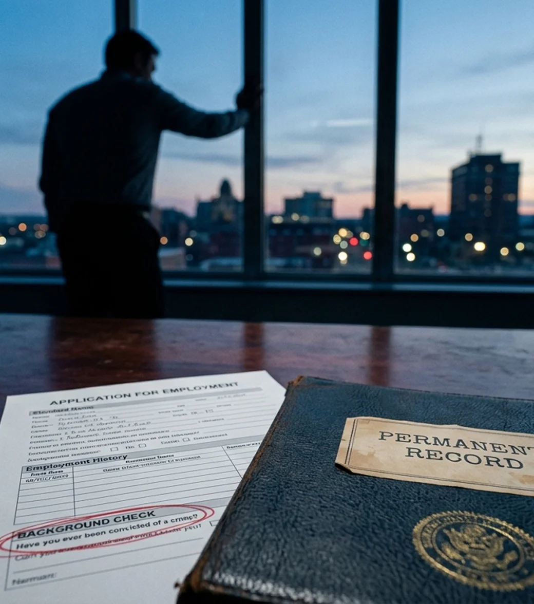 Criminal record background check after a conviction in New York
