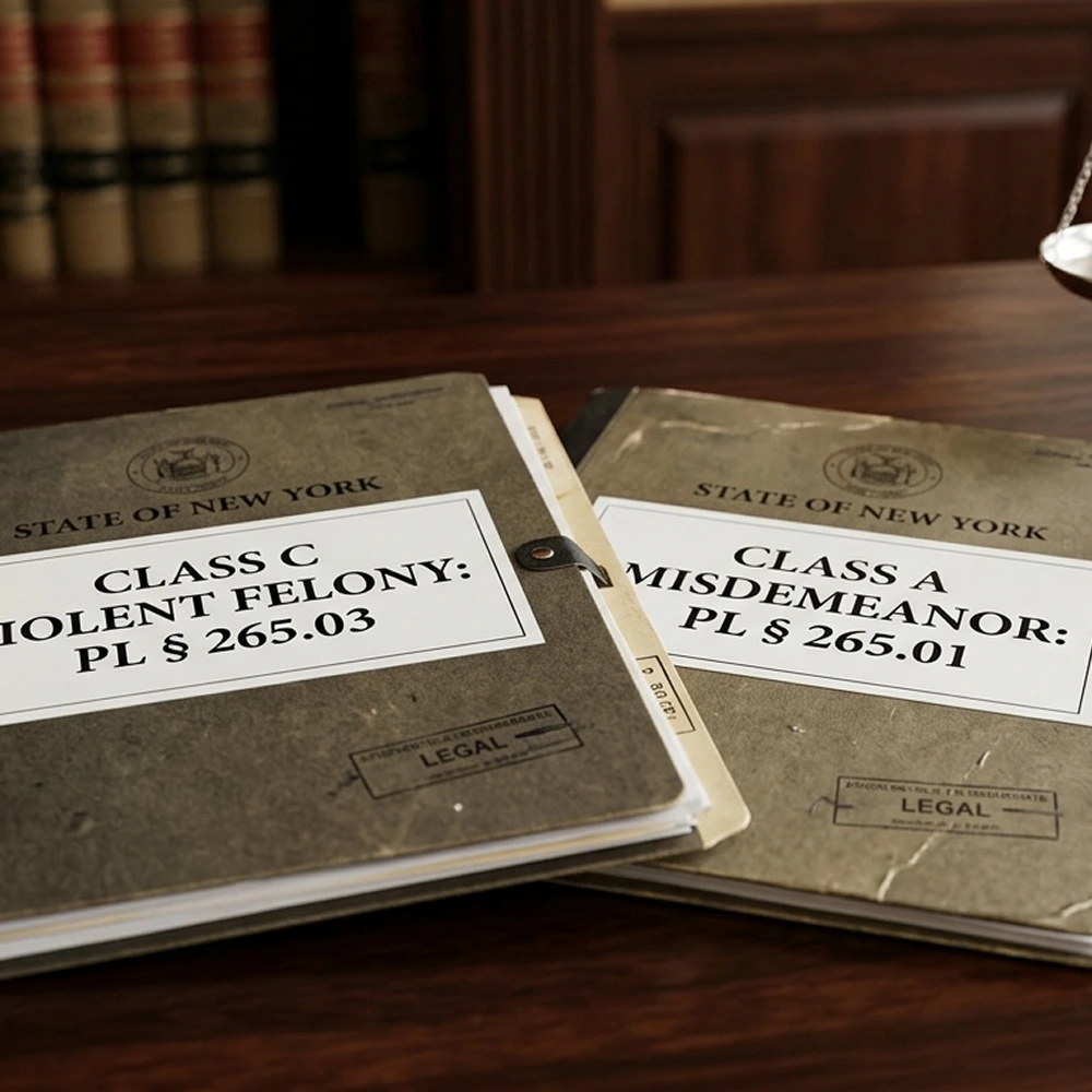 new york weapons possession felony vs misdemeanor charges